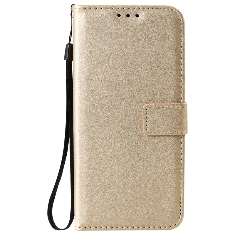 Premium Leather Wallet Case for iPhone - Flip Cover with Card Slots