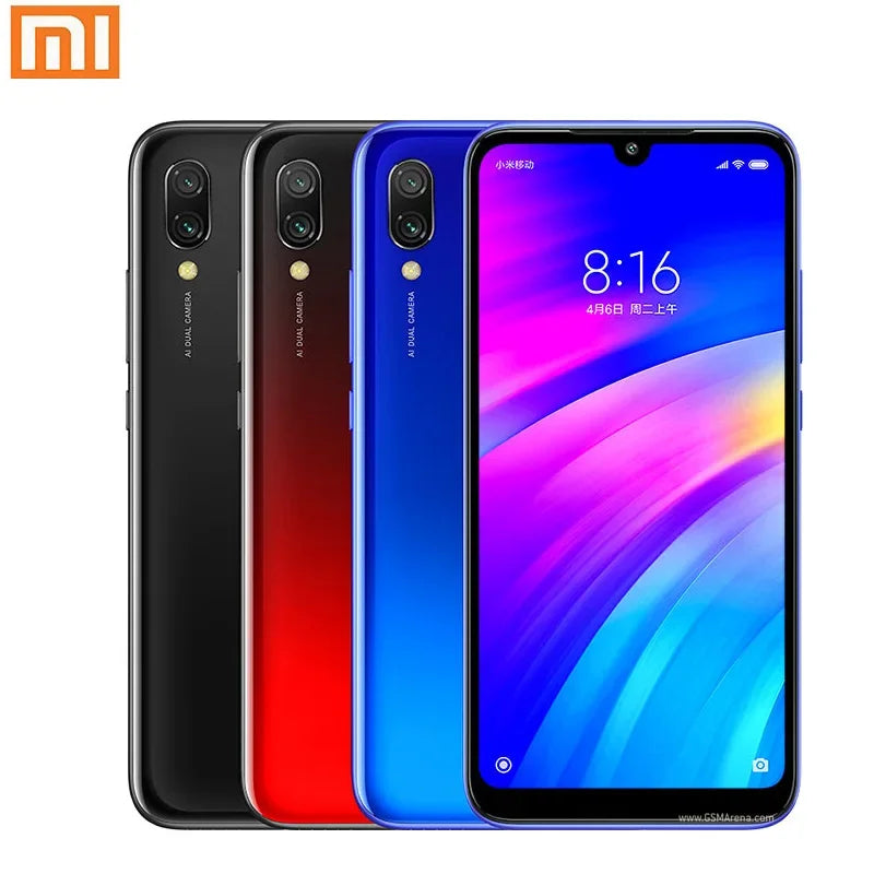 Xiaomi Redmi 7 Smartphone - 4GB RAM, 64GB Storage, 6.81" Display with Global ROM