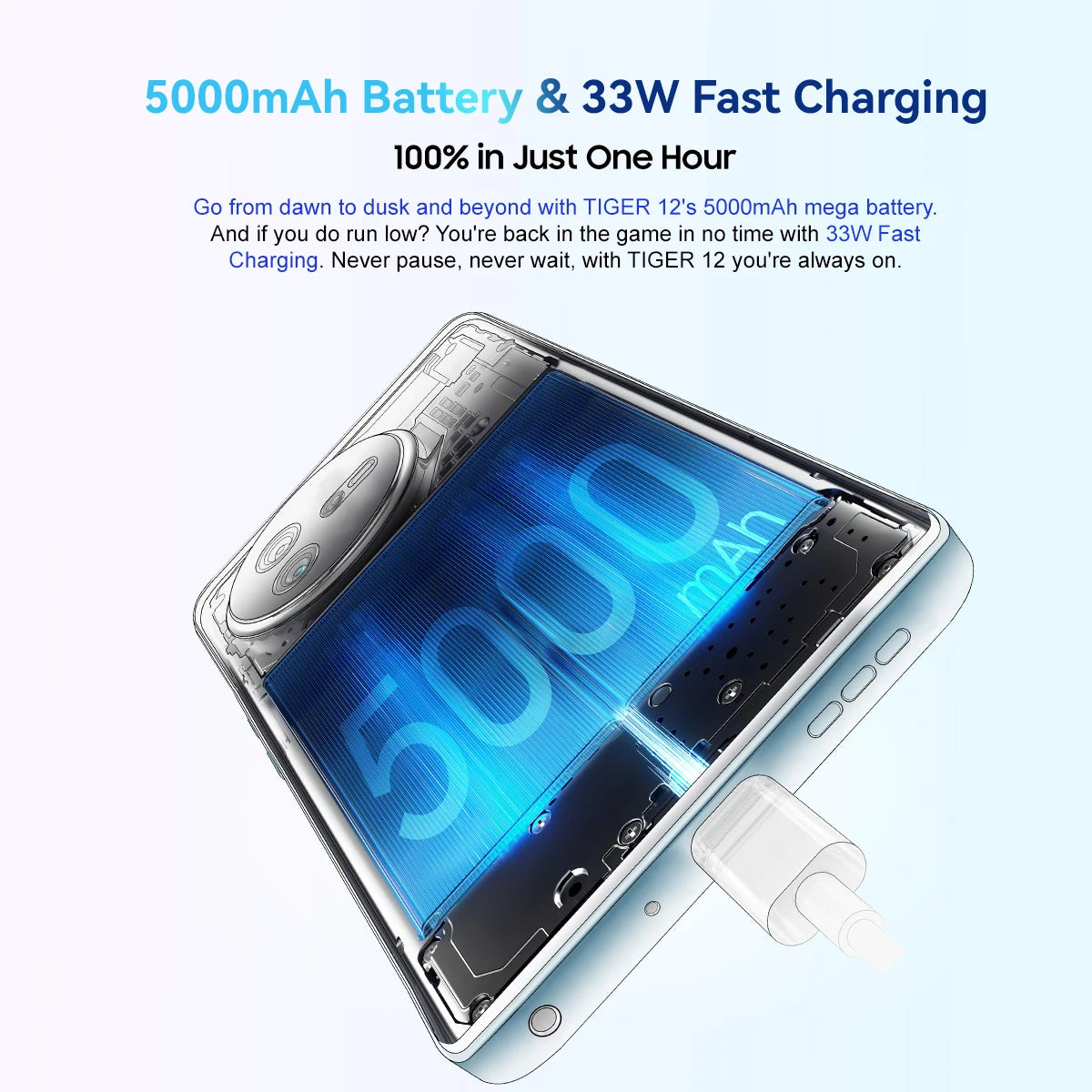 Blackview OSCAL Tiger 12 Smartphone - Helio G99, 6.78" 120Hz Display, 8GB RAM, 128GB Storage, 64MP Camera